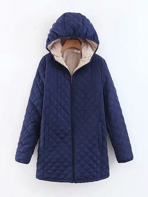 Doudoune femme chaude à capuche