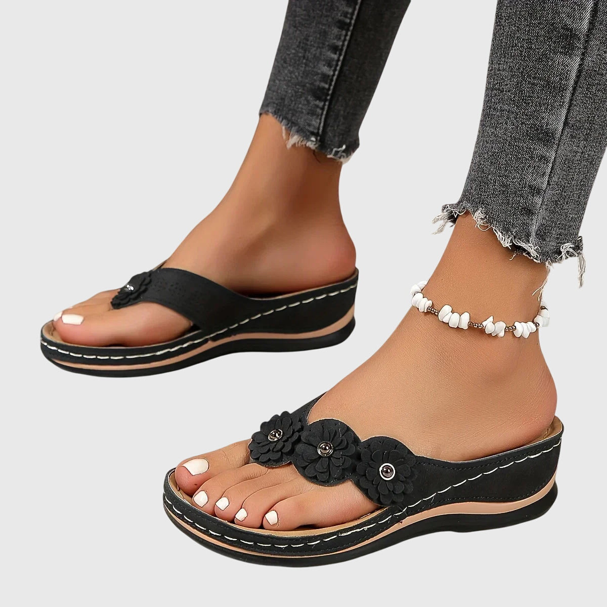 Sandales Femme Confortables À Enfiler