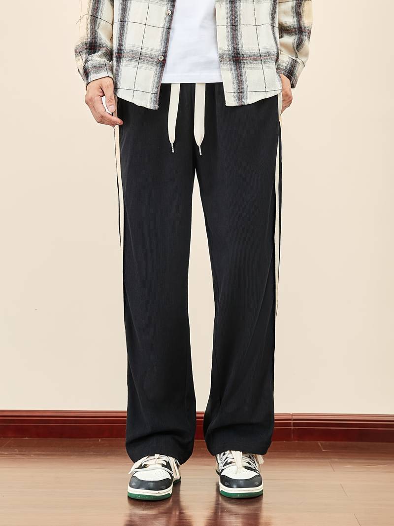 Pantalon de jogging color block homme sportif