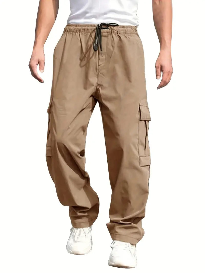 Pantalon cargo homme multipoches