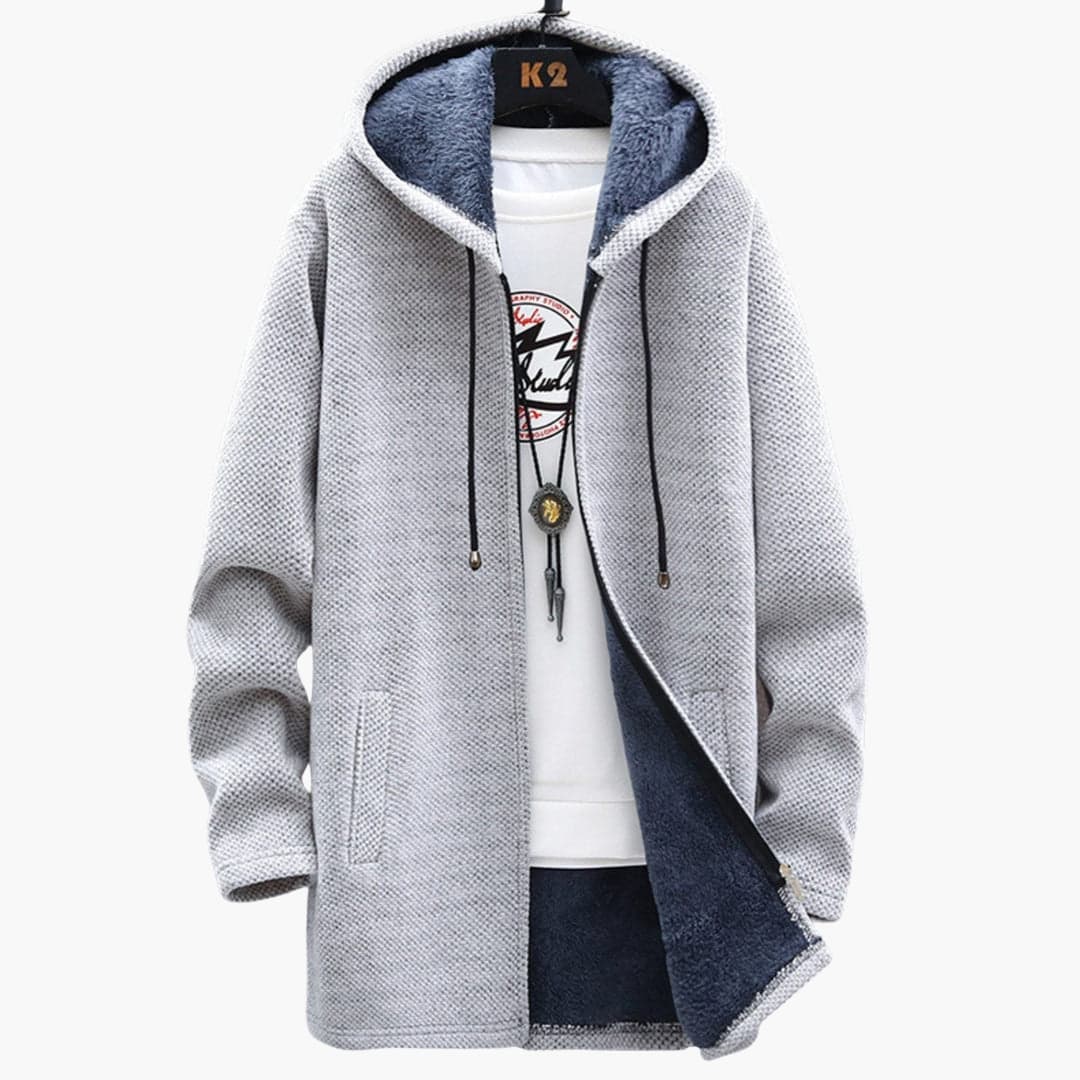 Longue veste polaire femme capuche douce confortable