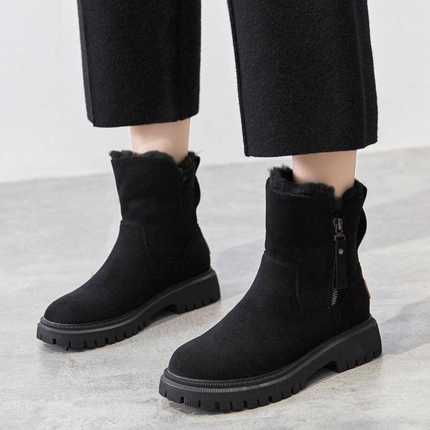 Bottes d'hiver Neige Fourrées Chaudes