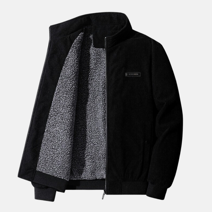 Veste d'hiver homme manches longues zippée isolée