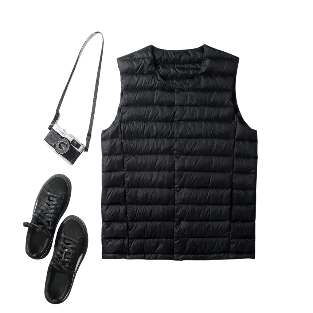Doudoune Homme Sans Manches Légère & Chaude Hiver