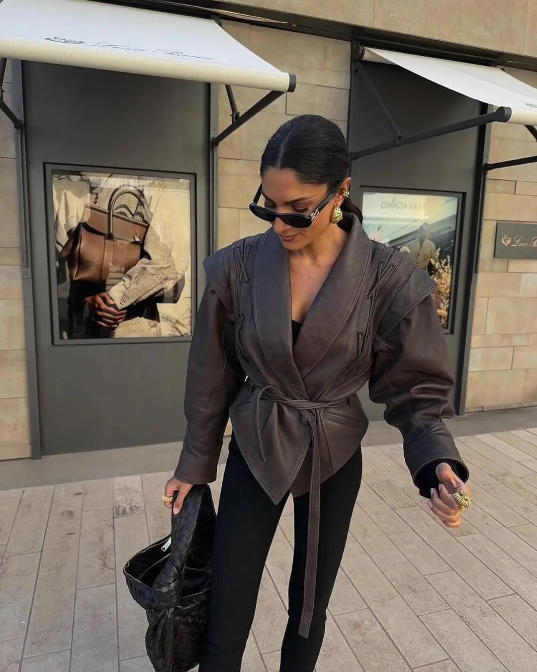 Veste Rétro Femme Élégante