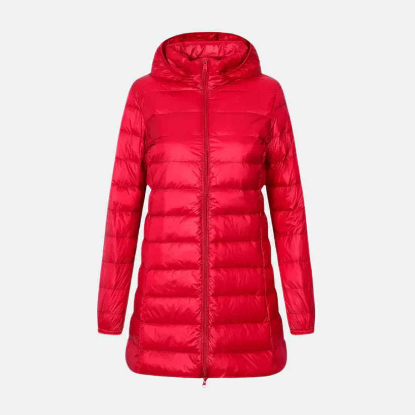 Doudoune matelassée à capuche chaude pour femme