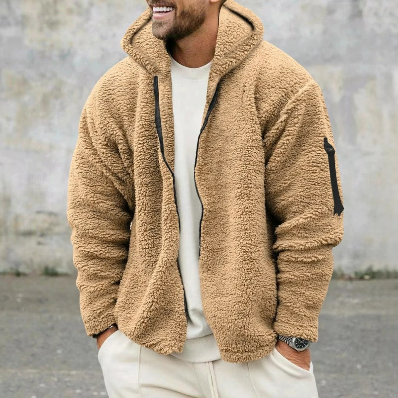 Veste à capuche pour hommes style rétro pratique
