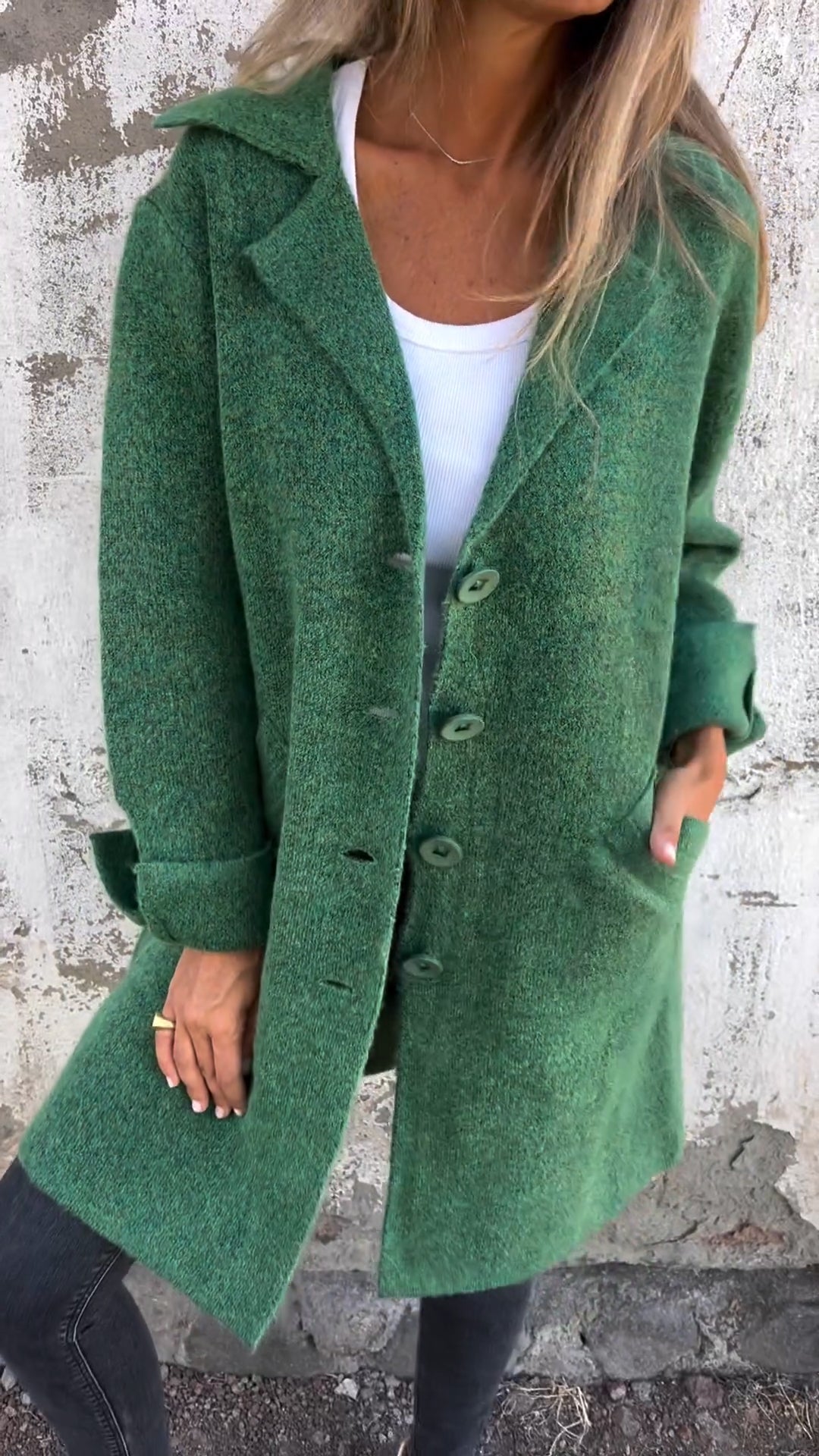 Élégant Manteau Long Femme Stylé
