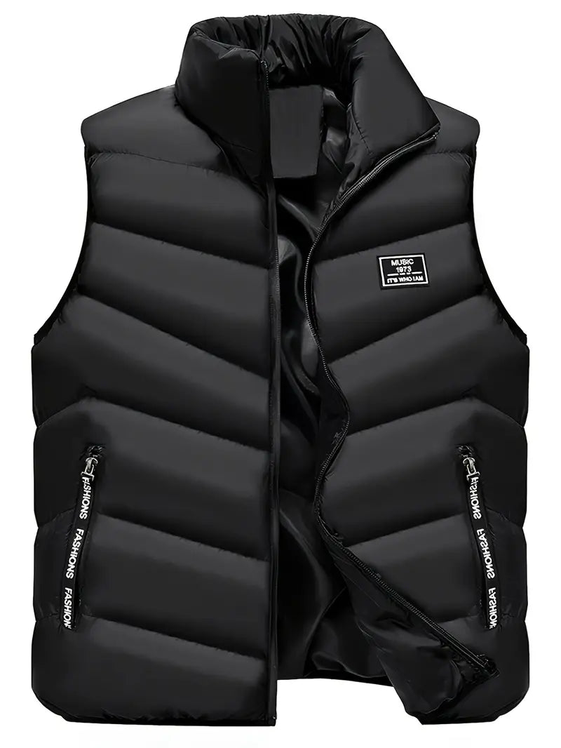 Veste décontractée pour homme à fermeture éclair tendance