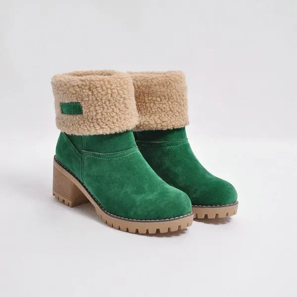 Bottes Femme Imperméables Douces Doublure Laine