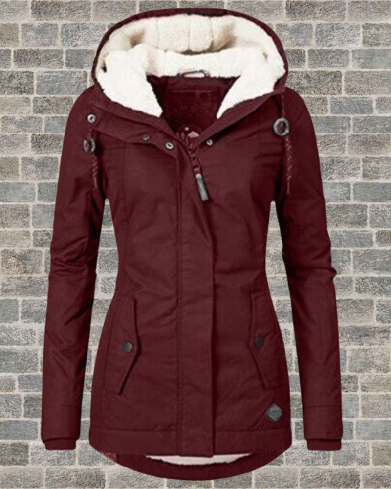 Manteau plissé élégant en coton