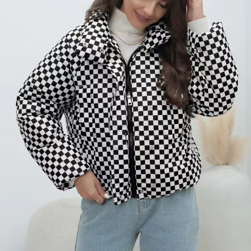 Veste matelassée Femme Col montant Coupe-vent