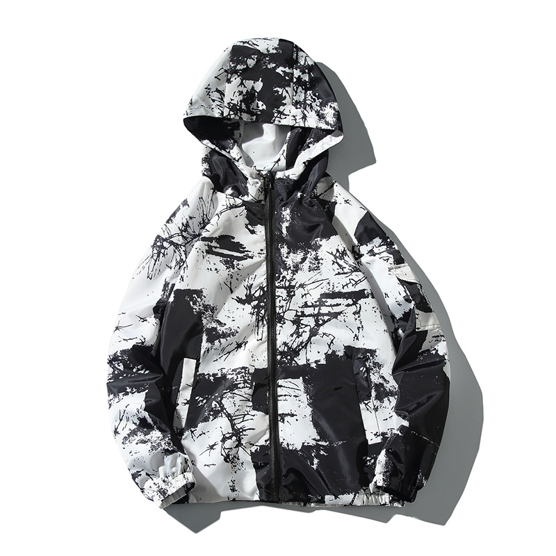 Veste coupe-vent imperméable pour hommes