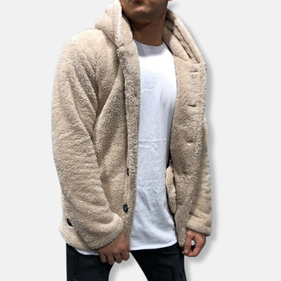 Sweat à capuche polaire confortable style oversize