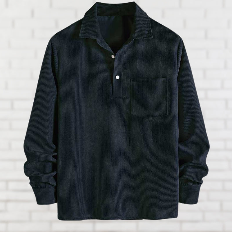 Chemise en velours côtelé douce et confortable