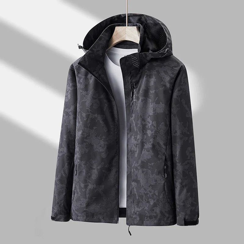 Coupe-vent à capuche unisexe style streetwear