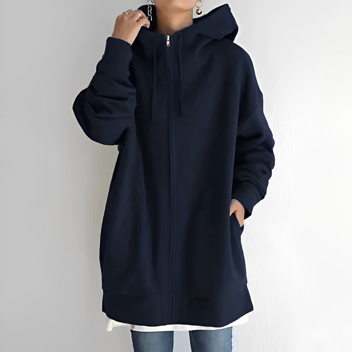 Sweat à capuche femme Style confiant