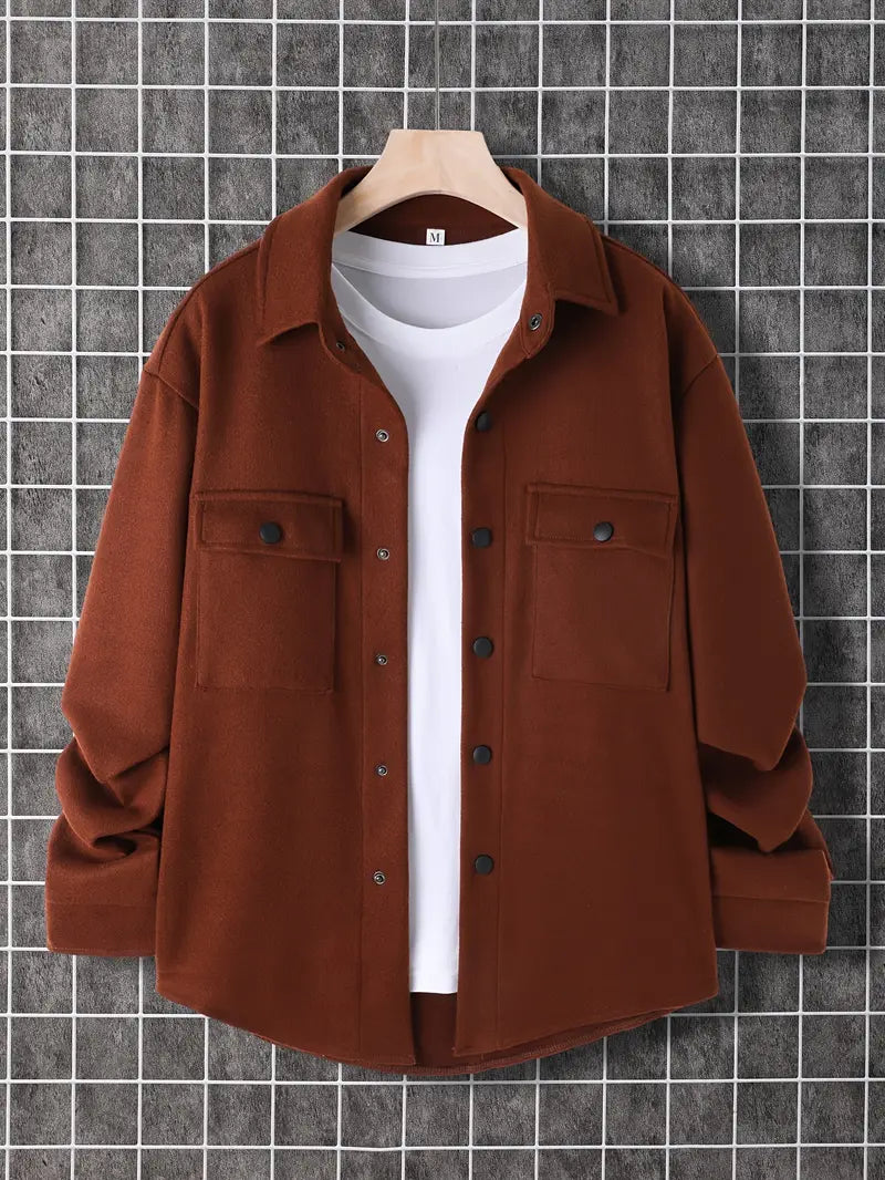 Veste homme avec poches poitrine design tendance
