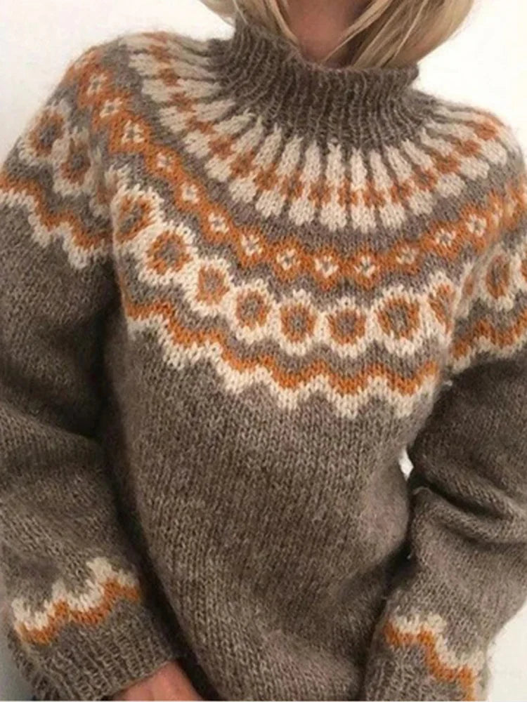 Pull pour femme Isabella Style Rétro