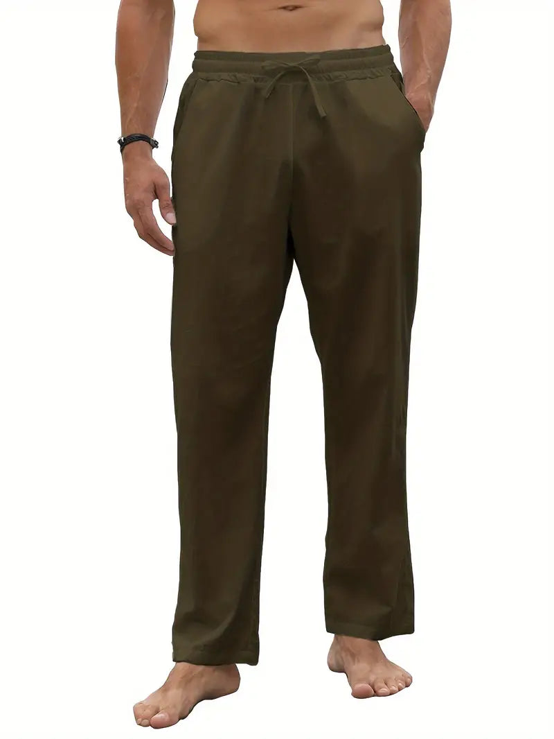 Pantalon de jogging décontracté pour homme confortable avec cordon de serrage