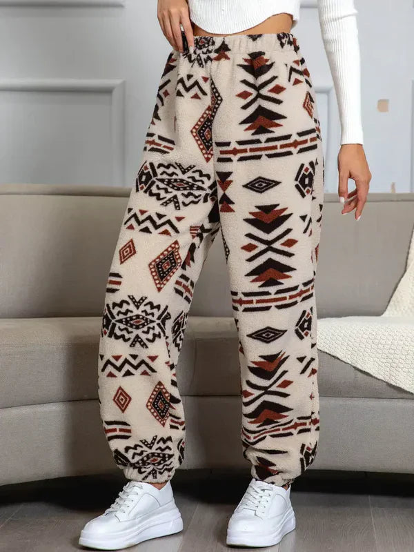 Gemütliche Jogginghose Azteken Muster Trendy - IdealeKleiden
