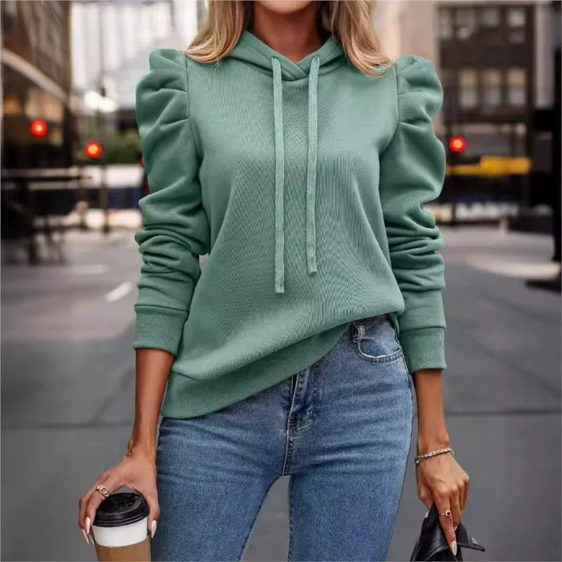 Hoodie élégant à volants pour femme