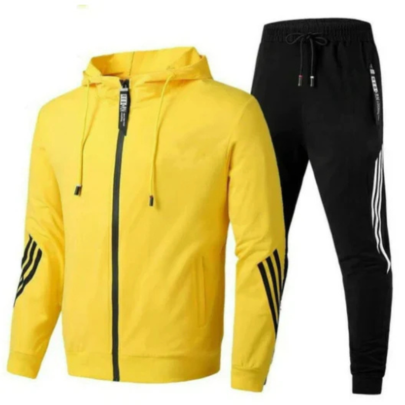 Ensemble sweat à capuche et pantalon de survêtement pour homme style moderne