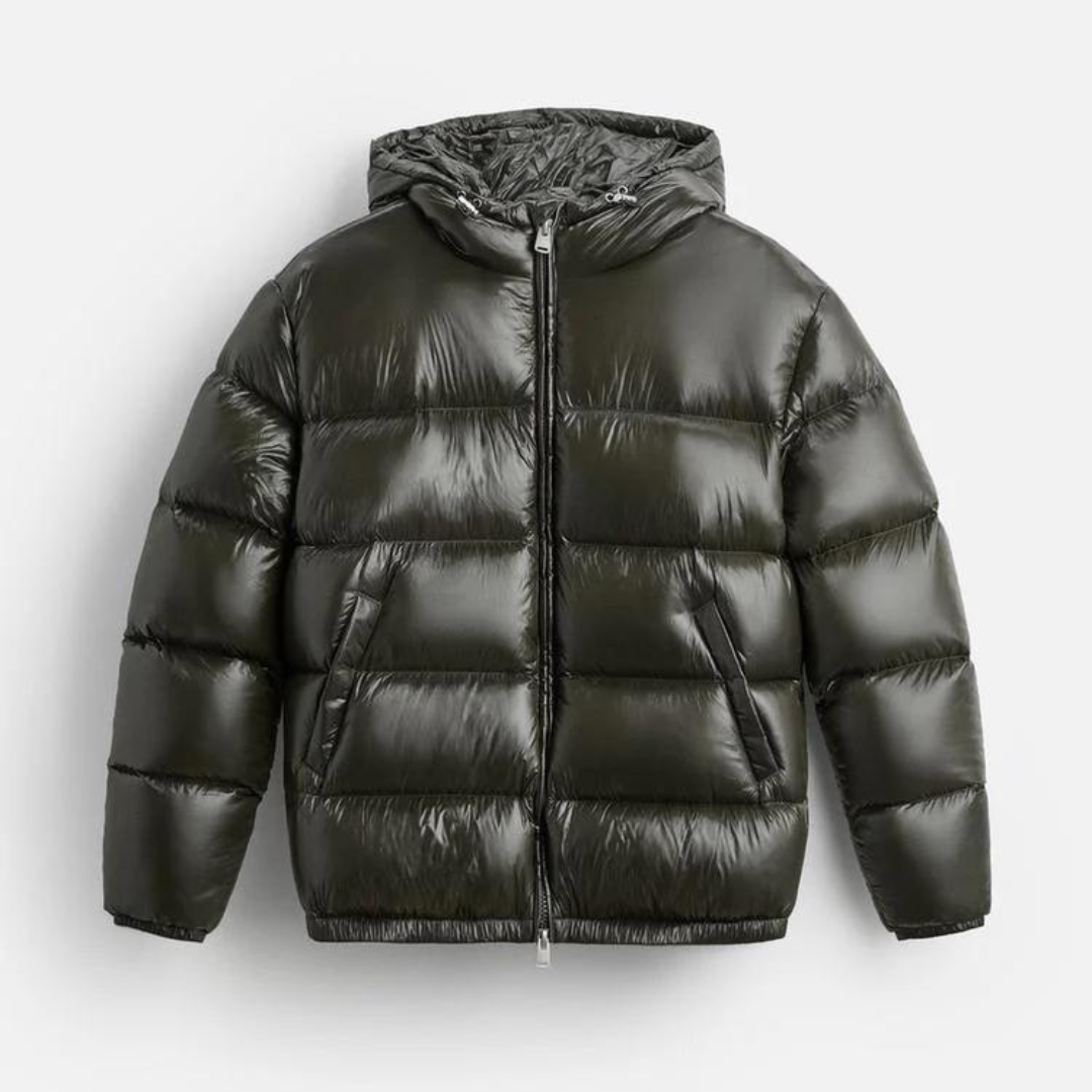 Doudoune courte matelassée pour homme, tendance et volumineuse