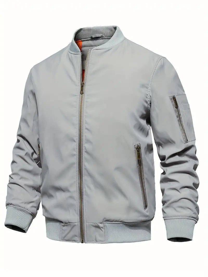 Veste mi-saison homme coupe slim moderne
