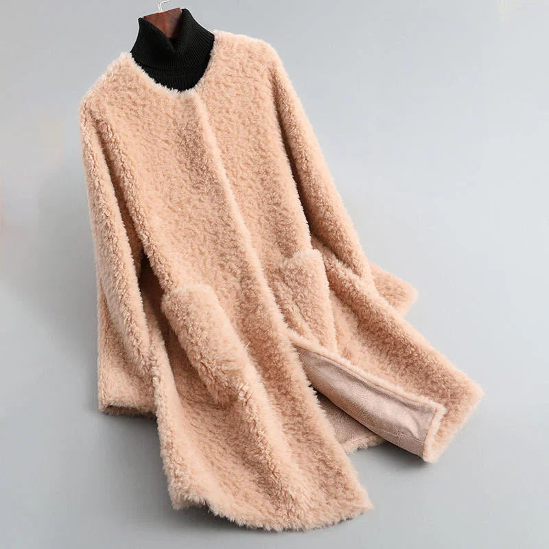 Veste d'hiver en polaire douillette femme