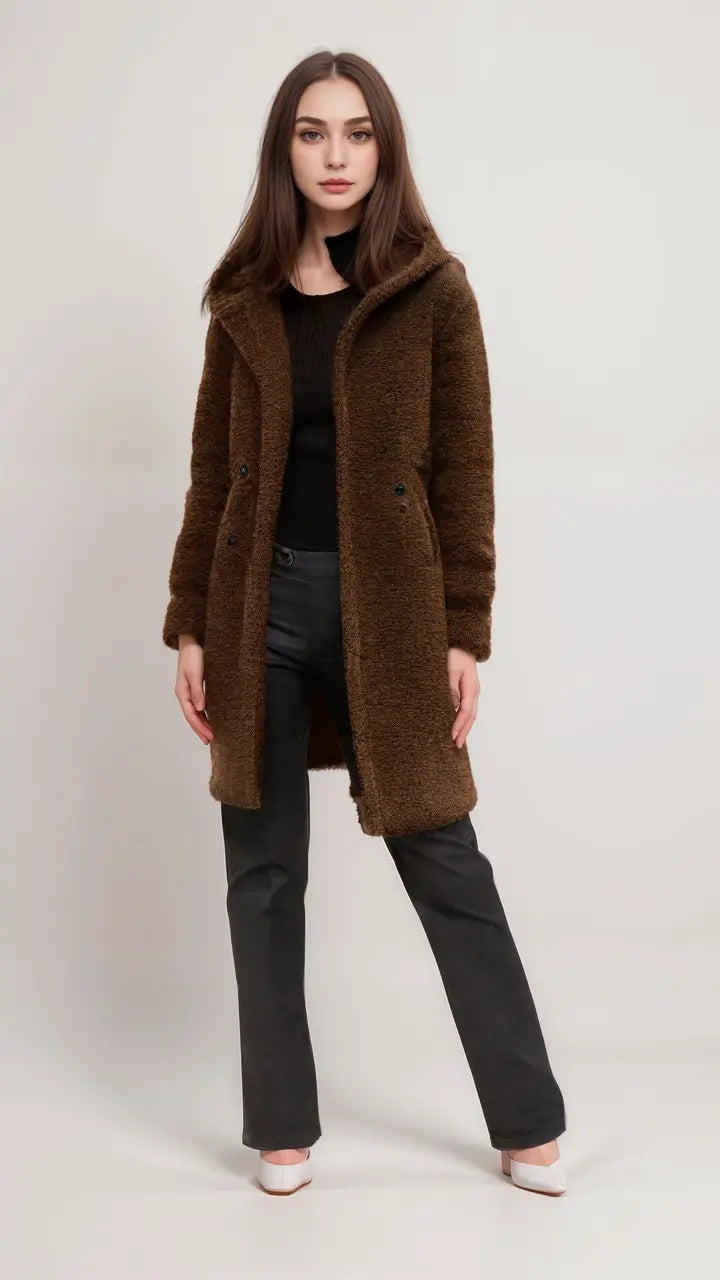 Veste Teddy Douce et Chaude