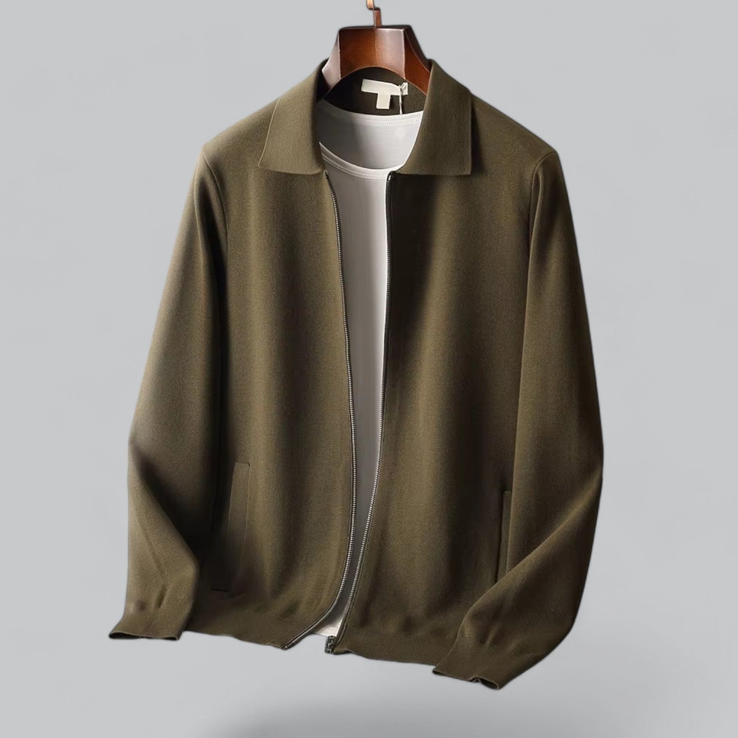 Veste zippée pratique pour homme