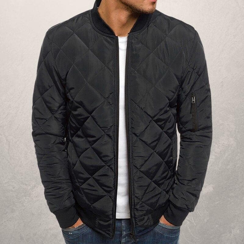 Bomber tendance à motif losanges