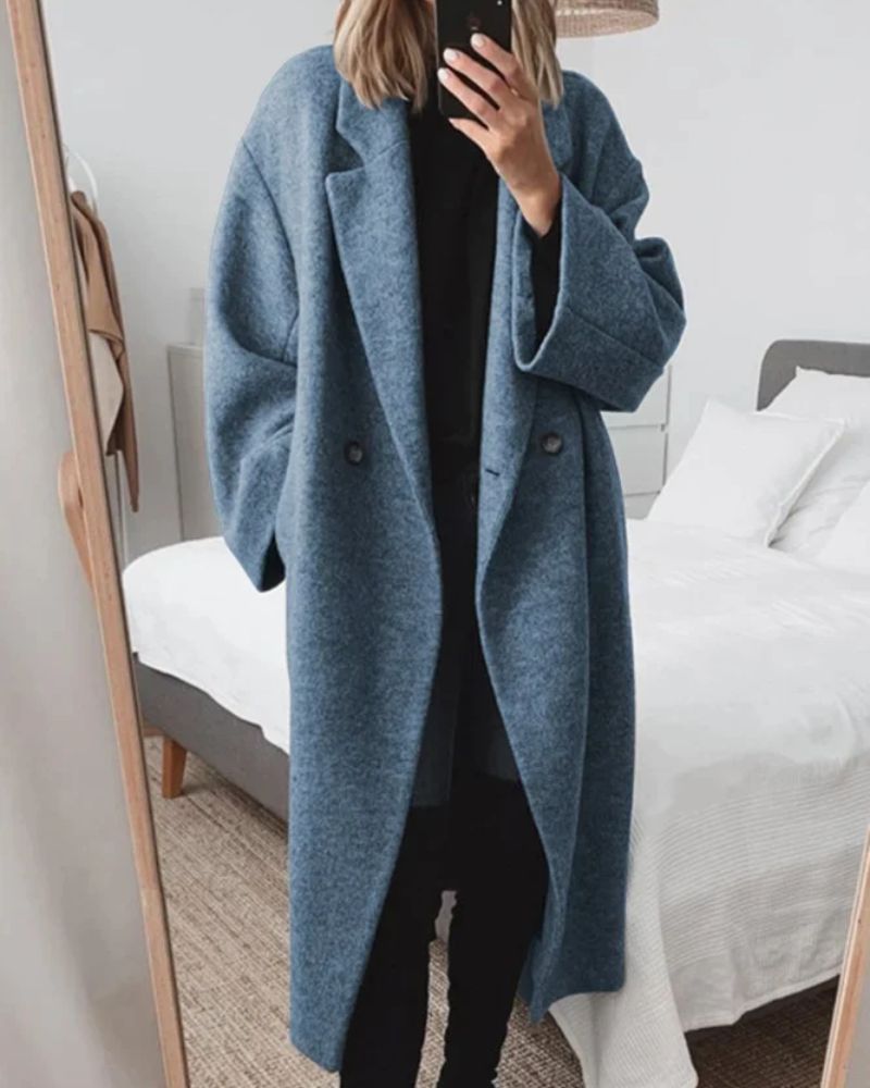 Robe d'hiver chaude | Long manteau élégant pour femme
