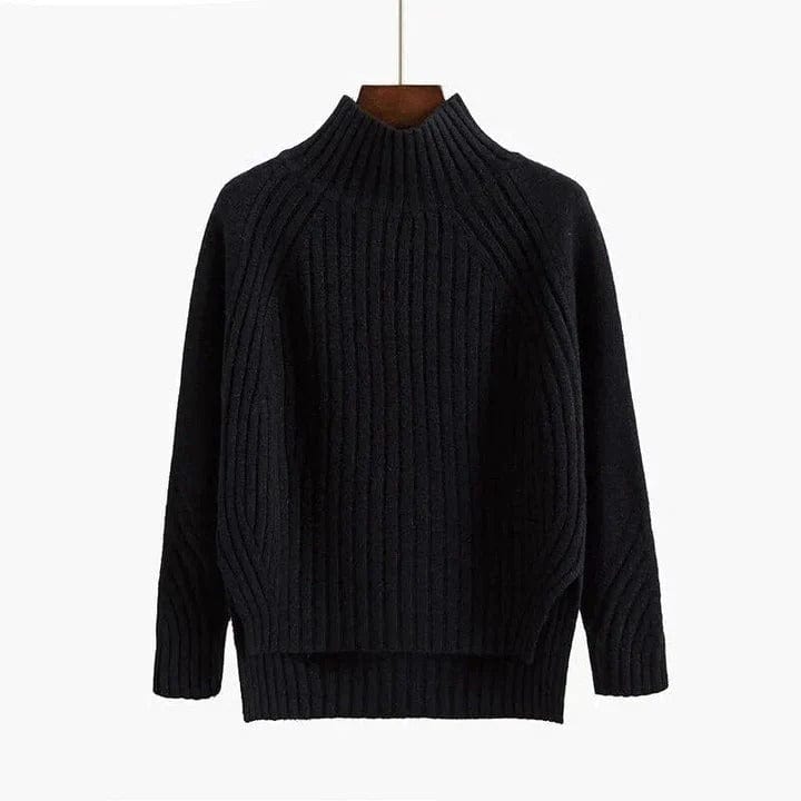 Pull col roulé hiver classique intemporel