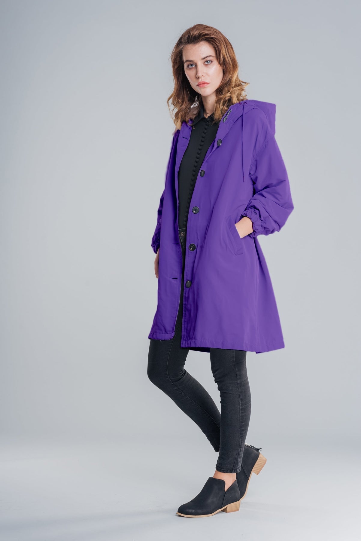 Grand Imperméable Femme Extérieur Imperméable Coupe-vent