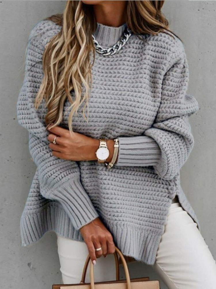 Pull tricoté femme doux et confortable