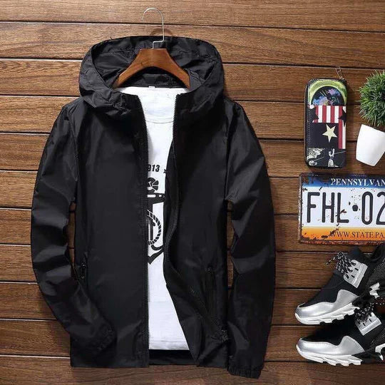 Veste élégante pour homme avec capuche