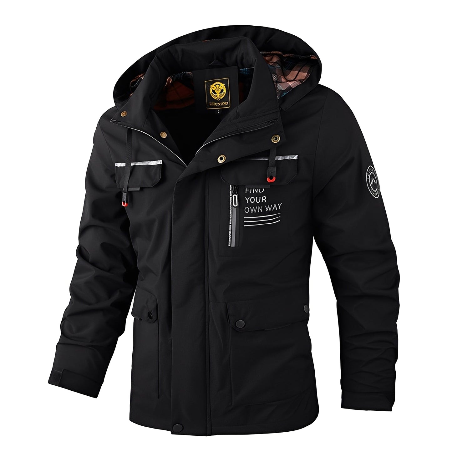 Veste d'extérieur imperméable et chaude pour homme