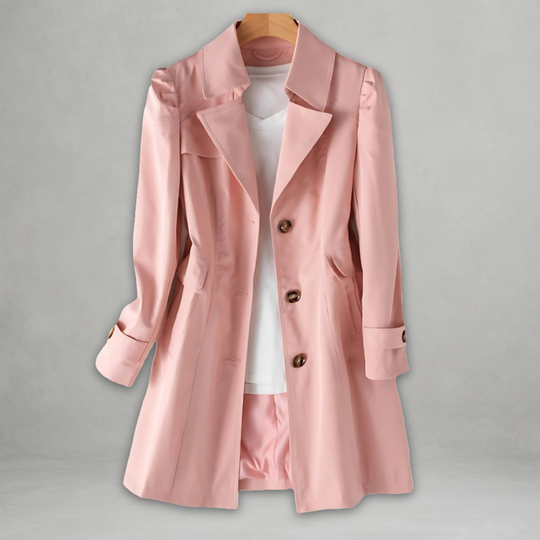 Trench-coat de printemps élégant pour femme