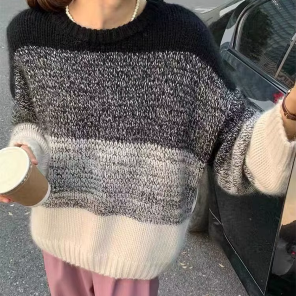 Pull-over d'automne Doux Moelleux Confortable