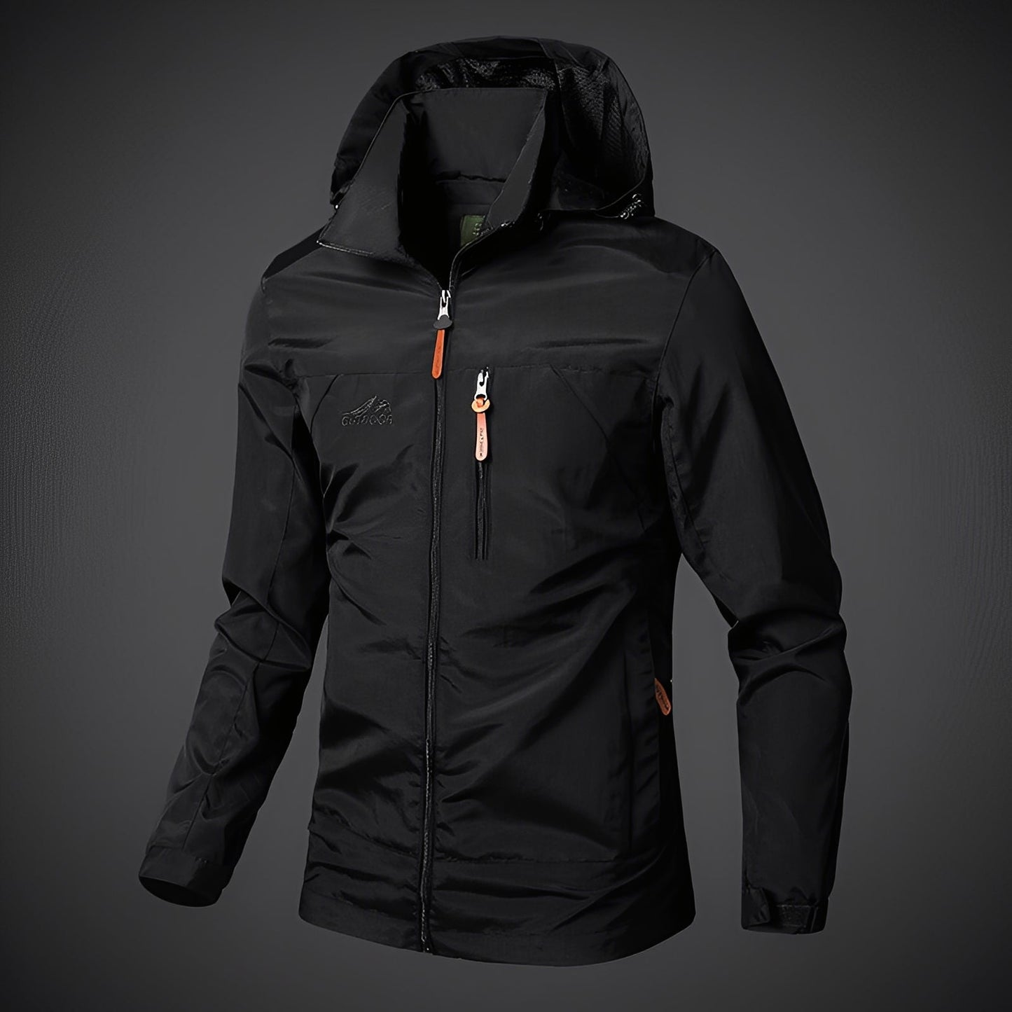 Parka imperméable à capuche sportif pour homme