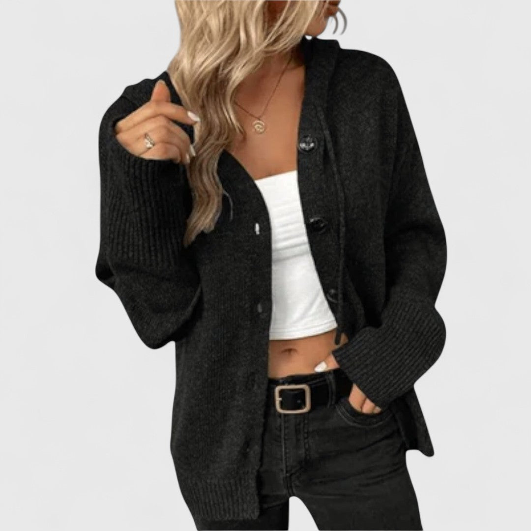 Cardigan élégant Femme Classique Boutons