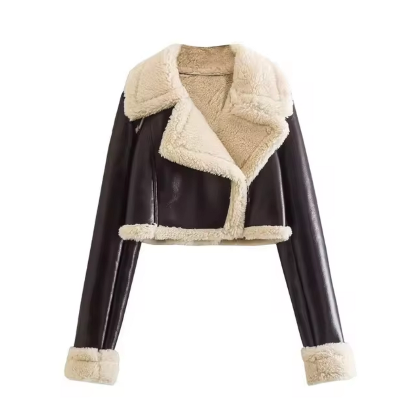 Blouson en cuir élégant pour femme
