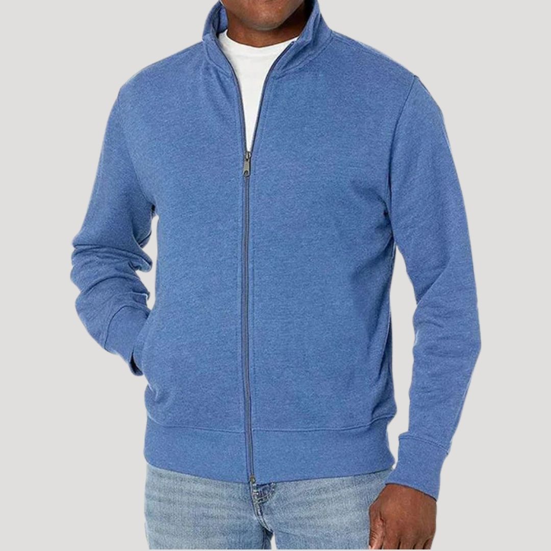 Veste décontractée moderne pour homme avec fermeture éclair
