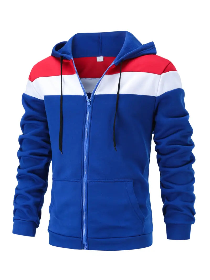 Sweat à capuche coloré effet lumineux homme