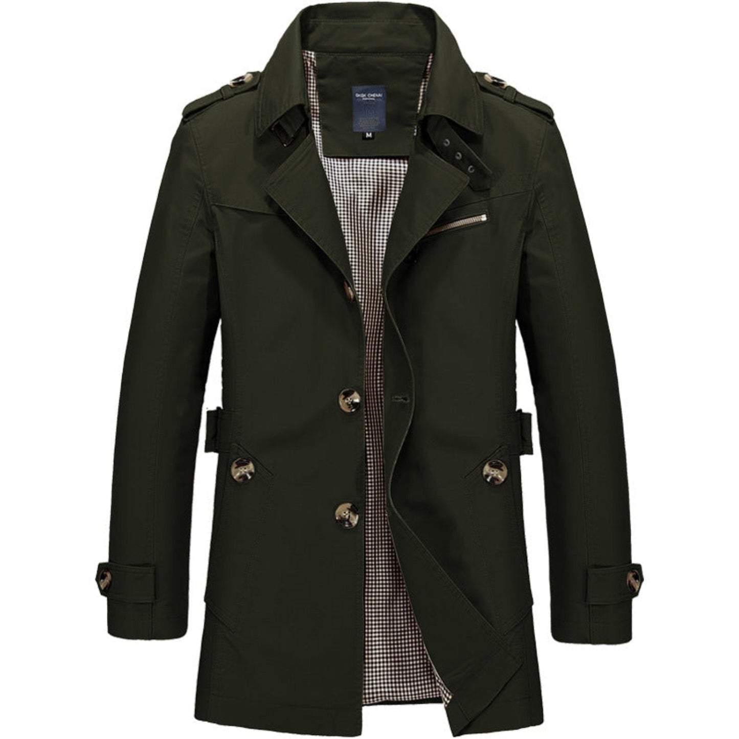 Trench-coat classique élégant pour homme