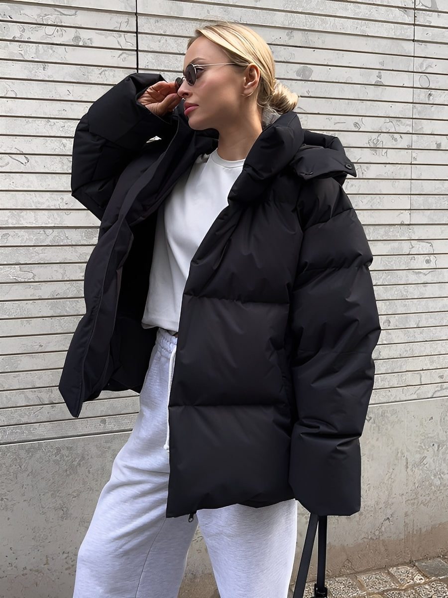 Manteau d'hiver chaud et rembourré pour femme