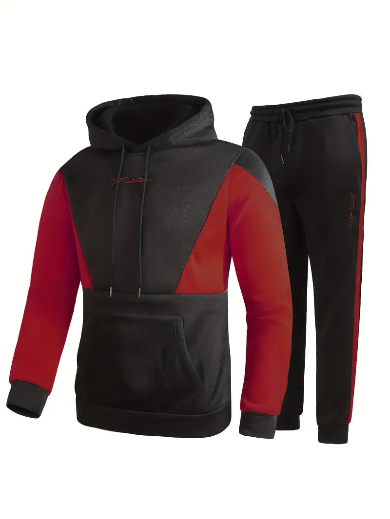 Ensemble pull à capuche décontracté pour homme