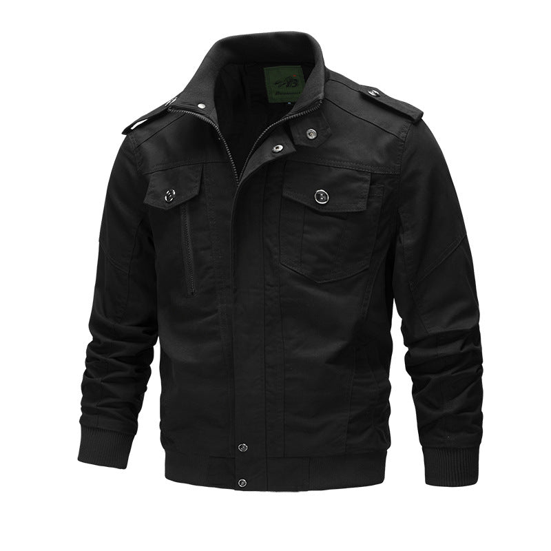 Veste d'hiver pratique, fermeture éclair, poches avant